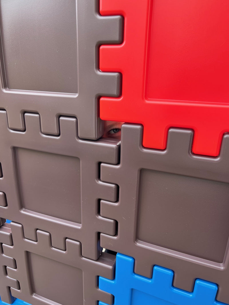 Dantoy Byggeplader - 24 stk. - Rød