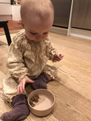 Dantoy tiny bestiksæt - BIO-plast - Sand/Rust Bordeaux - 6 dele - Fra 0 mdr.