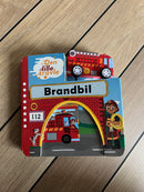 Den lille travle Brandbil - Interaktiv børnebog