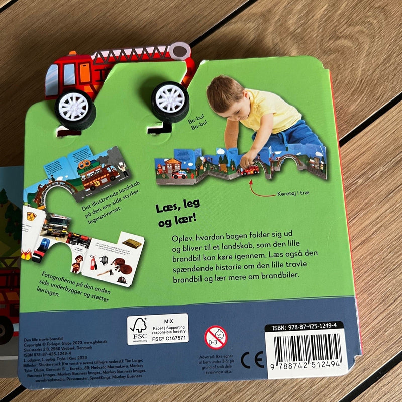Den lille travle Brandbil - Interaktiv børnebog
