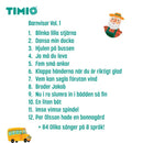 TIMIO Disksæt 1 - 8 sprog - 5 discs (DK/UK)