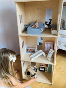 ByAstrup Dukkehusmøbler til dukkehuset - 4 sæt - Fra 3 år.