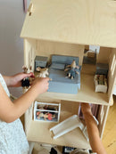 ByAstrup Dukkehusmøbler til dukkehuset - 4 sæt - Fra 3 år.