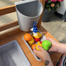 Ecoiffier - Indkøbskurv m. legemad - 10 dele