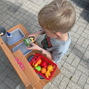 Ecoiffier - Indkøbskurv m. legemad - 10 dele