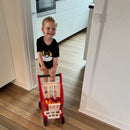 Ecoiffier - Indkøbsvogn med varer - 12 dele