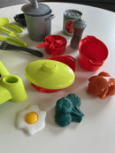 Ecoiffier - Legekøkkensæt med kogeplade - 21 dele