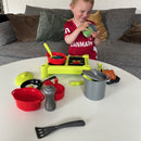 Ecoiffier - Legekøkkensæt med kogeplade - 21 dele