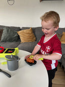 Ecoiffier - Legekøkkensæt med kogeplade - 21 dele