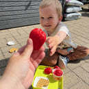 Ecoiffier - Legemad - Bakke med Jordbær og Vafler - 14 dele