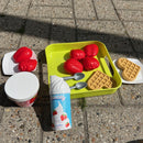 Ecoiffier - Legemad - Bakke med Jordbær og Vafler - 14 dele