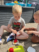 Ecoiffier - Legemad - Bakke med Jordbær og Vafler - 14 dele