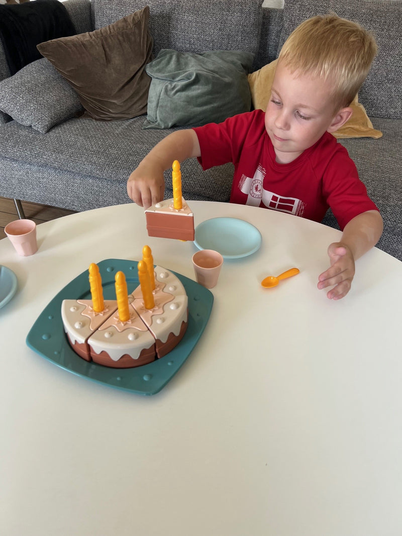 Ecoiffier - Legemad - Fødselsdagskagesæt - 20 dele