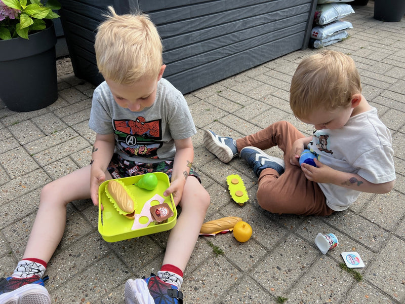 Ecoiffier - Legemad - Frokost på bakke - 8 dele