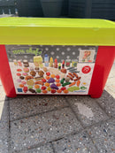 Ecoiffier - Legemad i kasse - 75 dele