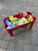 Ecoiffier - Legemad i kasse - 75 dele