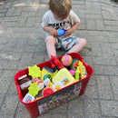 Ecoiffier - Legemad i kasse - 75 dele