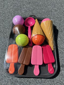 Ecoiffier - Legemad – Isbakke med vafler og ispinde – 12 dele