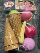 Ecoiffier - Legemad - Isvaffelsæt - 9 dele