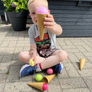 Ecoiffier - Legemad - Isvaffelsæt - 9 dele