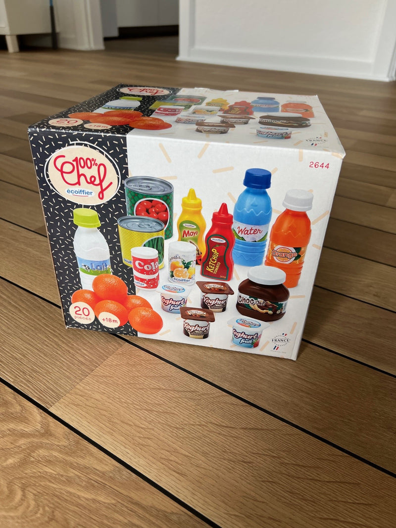 Ecoiffier - Legemad - Madsæt - 20 dele