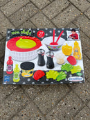 Ecoiffier Legemad – Salatsæt med tilbehør – 21 dele