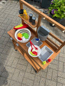 Ecoiffier Legemad – Salatsæt med tilbehør – 21 dele