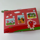 Little Bright Ones - Puslespil i Pap - Farm - 27 brikker.