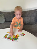 Little Bright Ones - Puslespil i Pap - Farm - 27 brikker.