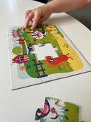 Little Bright Ones - Puslespil i Pap - Farm - 27 brikker.