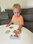 Little Bright Ones - Puslespil i Pap - Farm - 27 brikker.