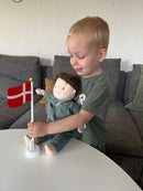 Flag, Dannebro Danmarksflag i træ - 30 cm. - 1 stk