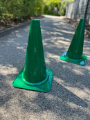 Markeringskegle - H:38 cm - Grøn - 1 stk.