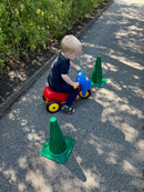 Markeringskegle - H:38 cm - Grøn - 1 stk.