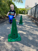 Markeringskegle - H:38 cm - Grøn - 1 stk.