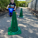 Markeringskegle - H:38 cm - Grøn - 1 stk.
