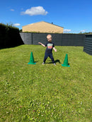 Markeringskegle - H:38 cm - Grøn - 1 stk.