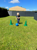 Markeringskegle - H:38 cm - Grøn - 1 stk.