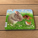 Puslespil i Pap fra Larsen - Skovdyr - 4 stk.