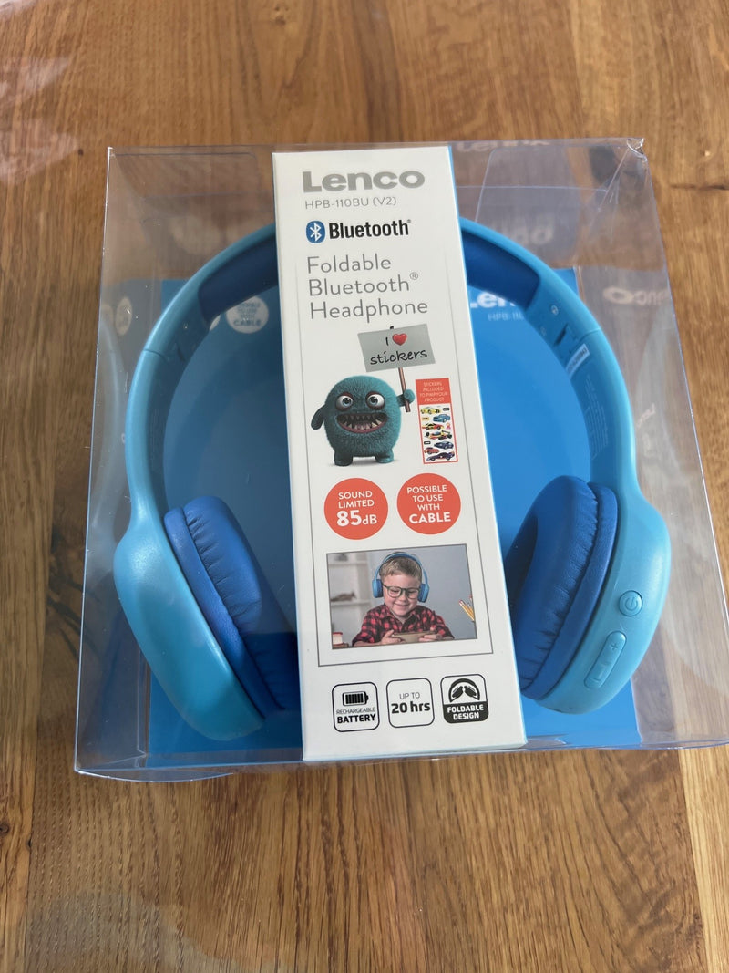 Hovedtelefoner - Lenco - HPB-110 - Blå