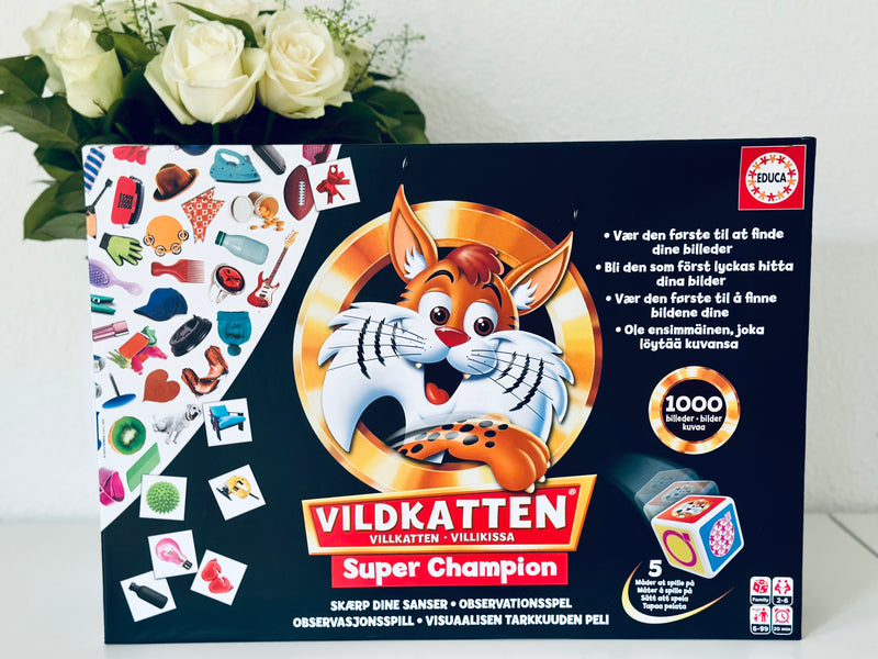 Vildkatten Super Champion familiespil