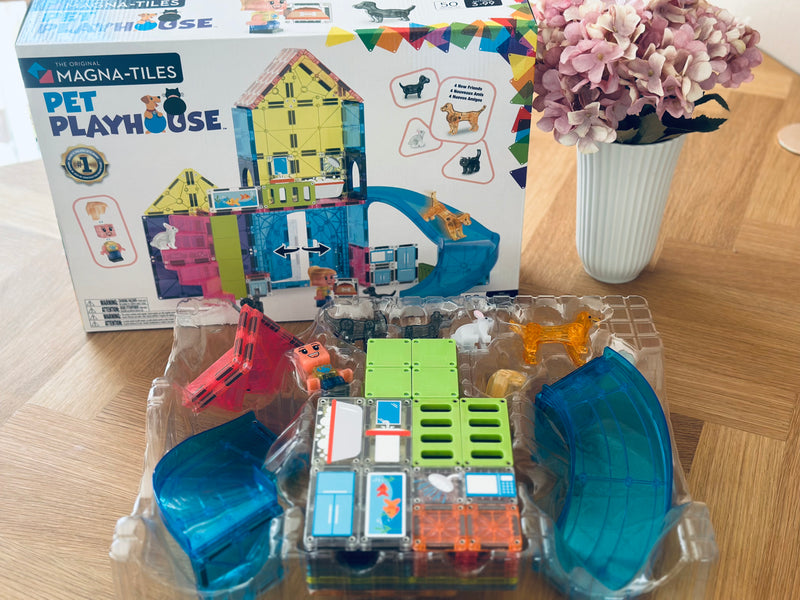 Magna-Tiles - Kæledyrslegeland - 50 dele