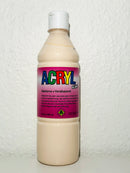 Akrylmaling - blank 500ml - beige - 1 stk