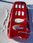 RollySnow Cruiser Kælk i rød farve - L:94 cm - Fra 3 år.