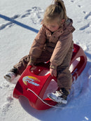 RollySnow Cruiser Kælk i rød farve - L:94 cm - Fra 3 år.