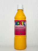 Akrylmaling - blank 500ml - gul - 1 stk