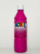 Akrylmaling - blank 500ml - pink - 1 stk