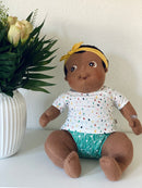 Rubens Baby Dukke, pige - Flo - 45 cm - Fra 0 år.