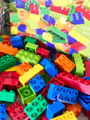 Hubelino - Farvede Byggeklodser - 120 dele