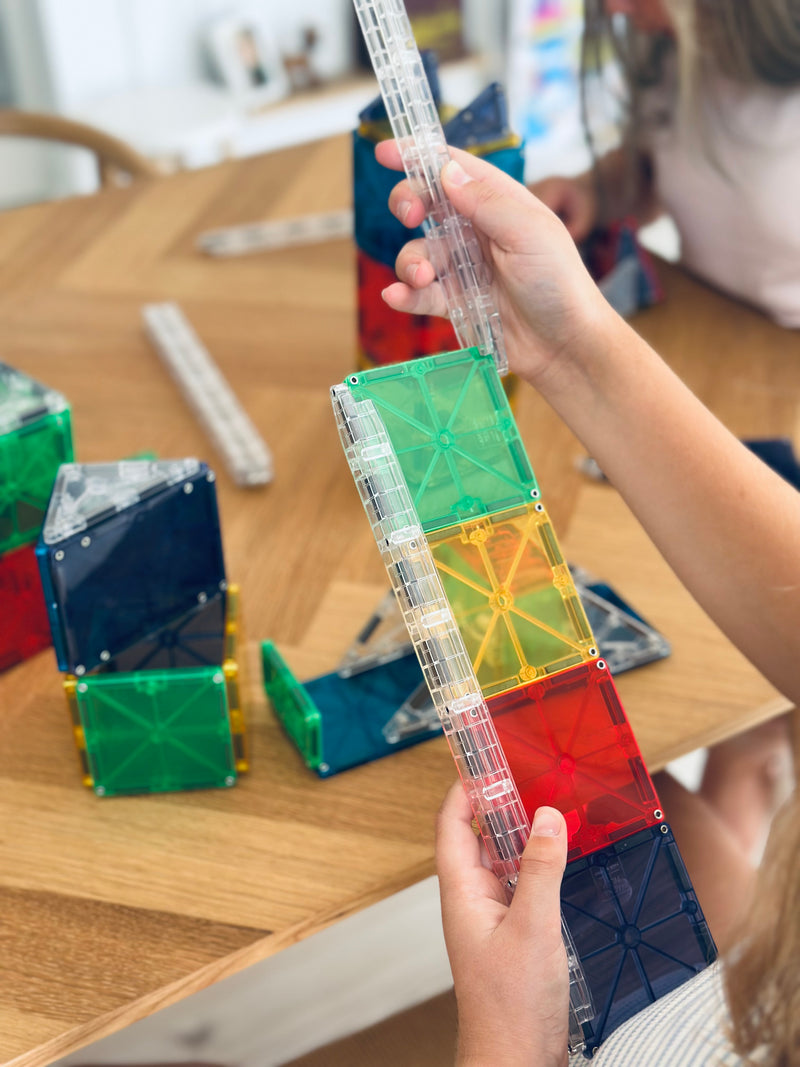 Magna-Tiles - Rail Racers Kuglebane - 90 dele